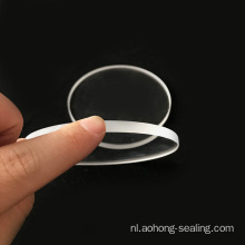 Dikte enz. Aangepast ronde kwarts glas